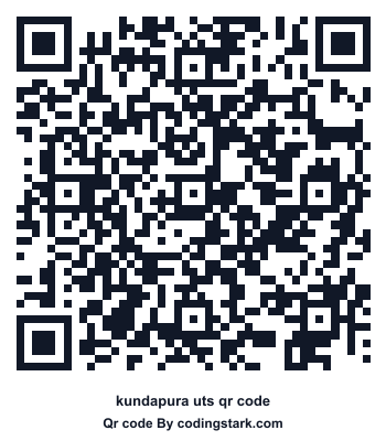 Kundapura UTS QR Code