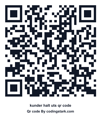 Kunder Halt UTS QR Code