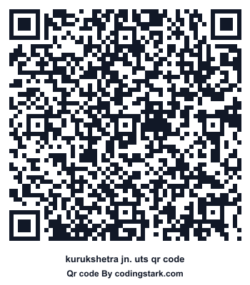 Kurukshetra Jn. UTS QR Code