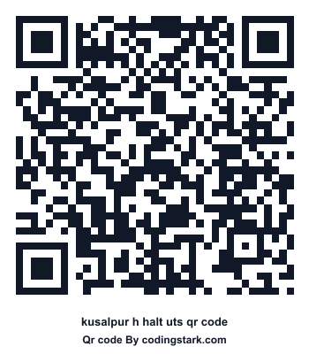 Kusalpur H Halt UTS QR Code