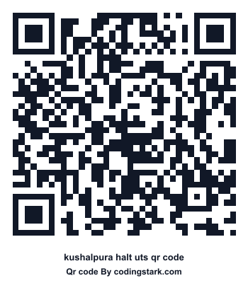 Kushalpura Halt UTS QR Code