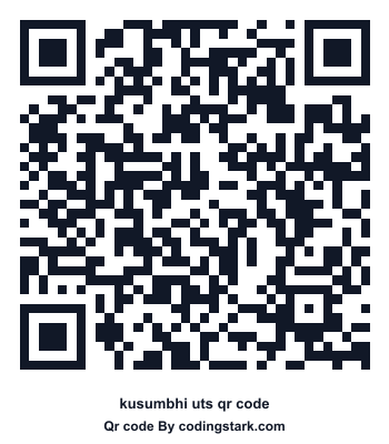 Kusumbhi UTS QR Code