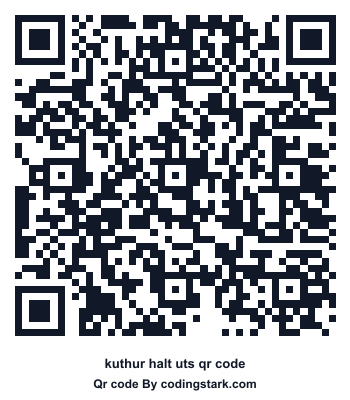 Kuthur Halt UTS QR Code