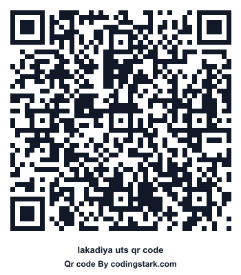 Lakadiya UTS QR Code