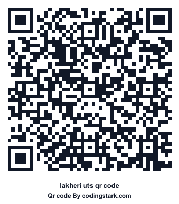 Lakheri UTS QR Code