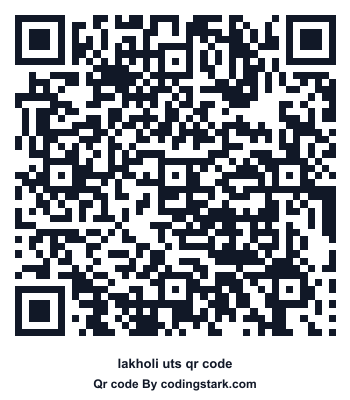 Lakholi UTS QR Code