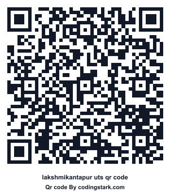 Lakshmikantapur UTS QR Code