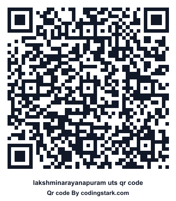 Lakshminarayanapuram UTS QR Code