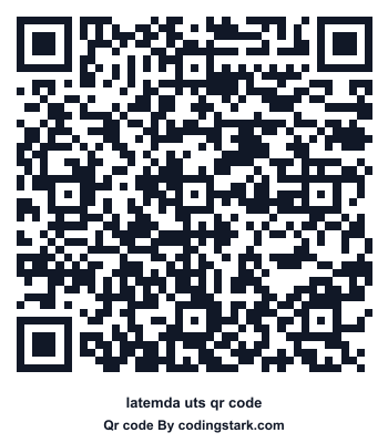 Latemda UTS QR Code