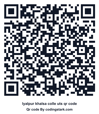 Lyalpur Khalsa Colle UTS QR Code