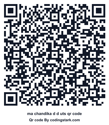 Ma Chandika D D UTS QR Code