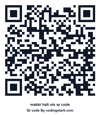 Mabbi Halt UTS QR Code