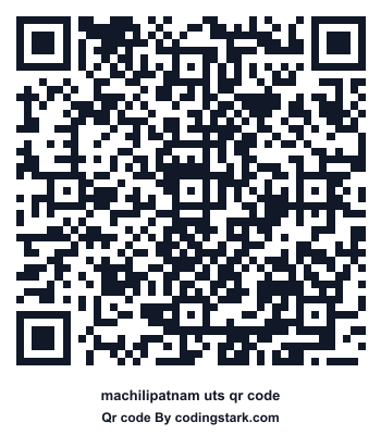 Machilipatnam UTS QR Code