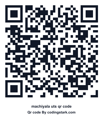 Machiyala UTS QR Code