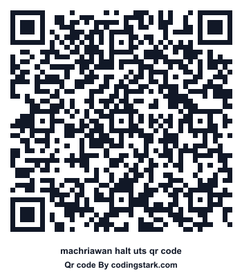 Machriawan Halt UTS QR Code