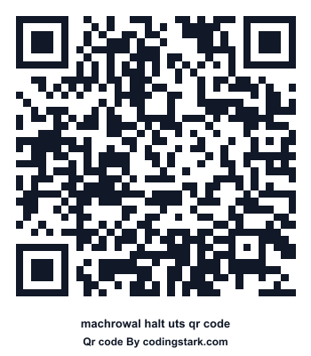 Machrowal Halt UTS QR Code