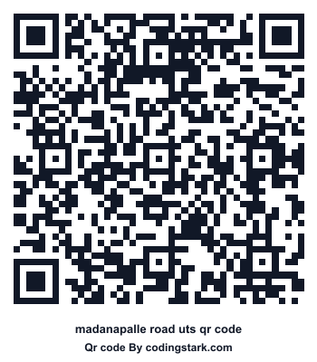 Madanapalle Road UTS QR Code