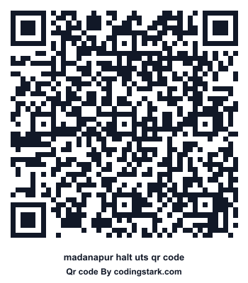 Madanapur Halt UTS QR Code