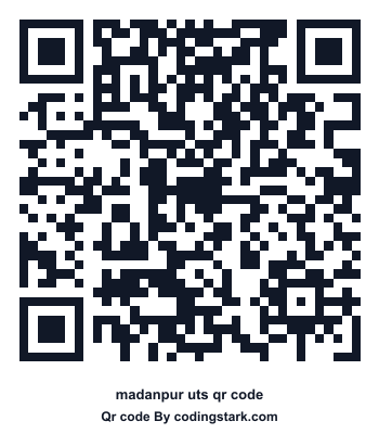 Madanpur UTS QR Code