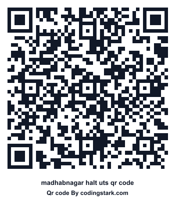 Madhabnagar Halt UTS QR Code