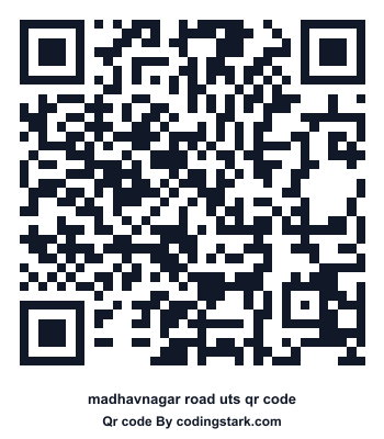 Madhavnagar Road UTS QR Code