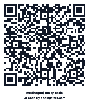 Madhoganj UTS QR Code