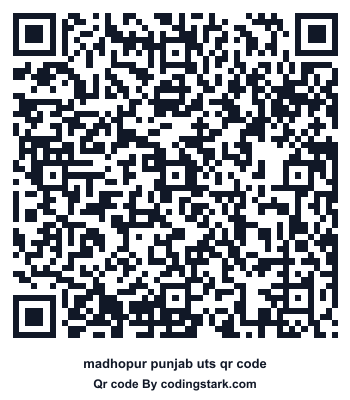 Madhopur Punjab UTS QR Code