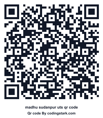 Madhu Sudanpur UTS QR Code