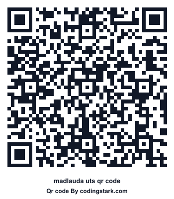 Madlauda UTS QR Code