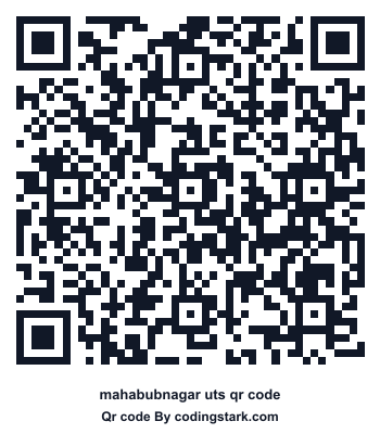 Mahabubnagar UTS QR Code