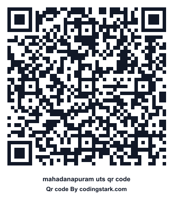 Mahadanapuram UTS QR Code