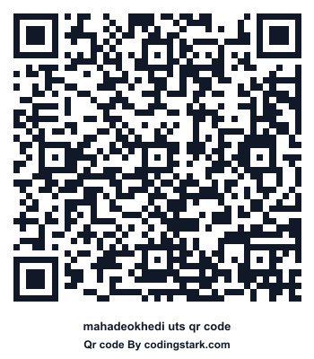 Mahadeokhedi UTS QR Code