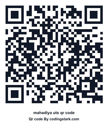 Mahadiya UTS QR Code