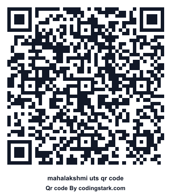 Mahalakshmi UTS QR Code