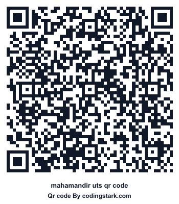 Mahamandir UTS QR Code