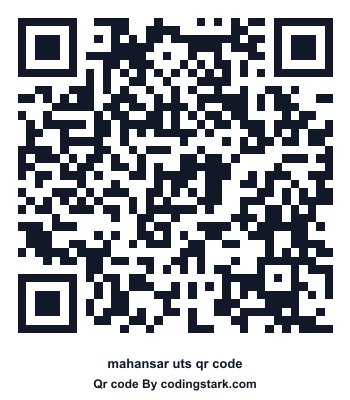 Mahansar UTS QR Code
