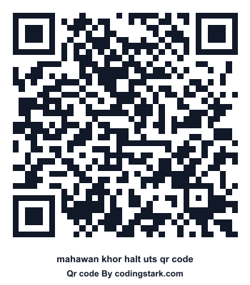 Mahawan Khor Halt UTS QR Code