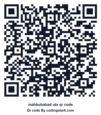 Mahbubabad UTS QR Code