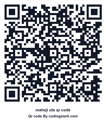 Maheji UTS QR Code