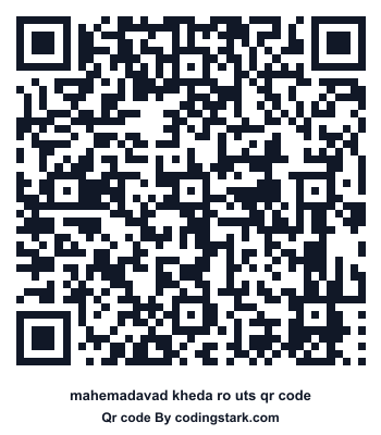 Mahemadavad Kheda Ro UTS QR Code