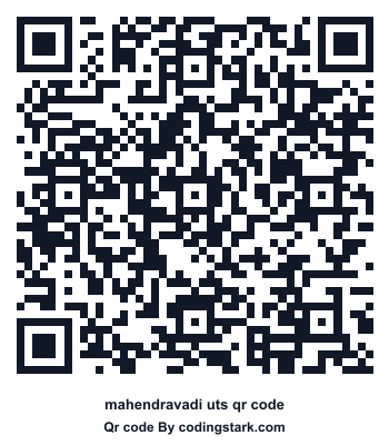 Mahendravadi UTS QR Code