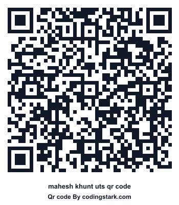 Mahesh Khunt UTS QR Code