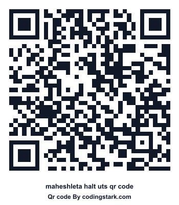 Maheshleta Halt UTS QR Code