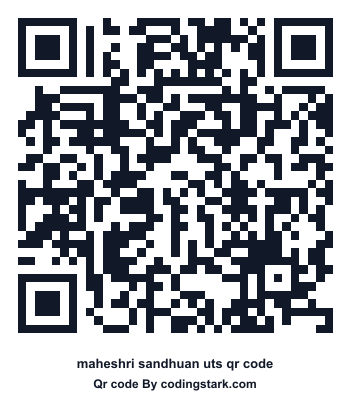 Maheshri Sandhuan UTS QR Code