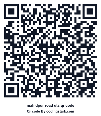 Mahidpur Road UTS QR Code