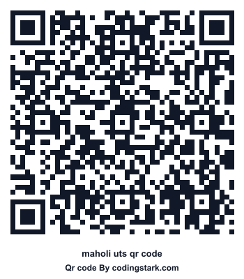 Maholi UTS QR Code