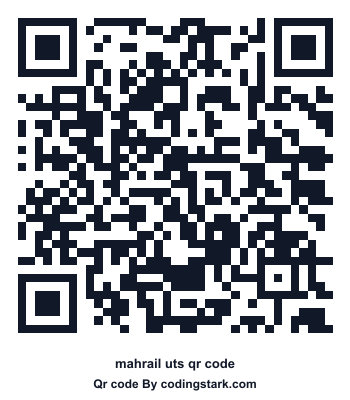 Mahrail UTS QR Code