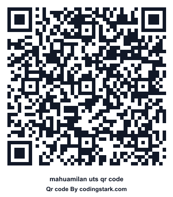 Mahuamilan UTS QR Code