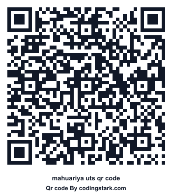 Mahuariya UTS QR Code