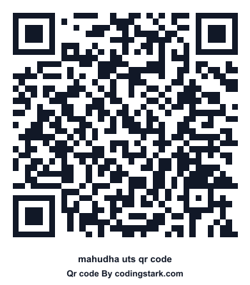 Mahudha UTS QR Code